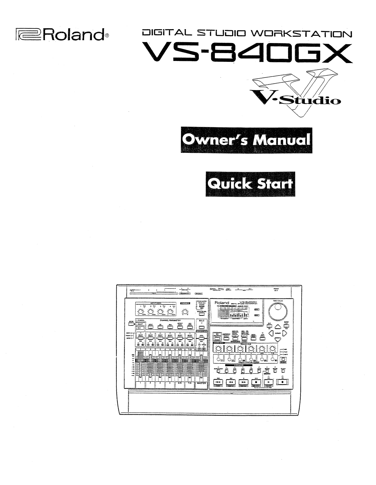 Roland Corporation VS-840GX Owner's Manual