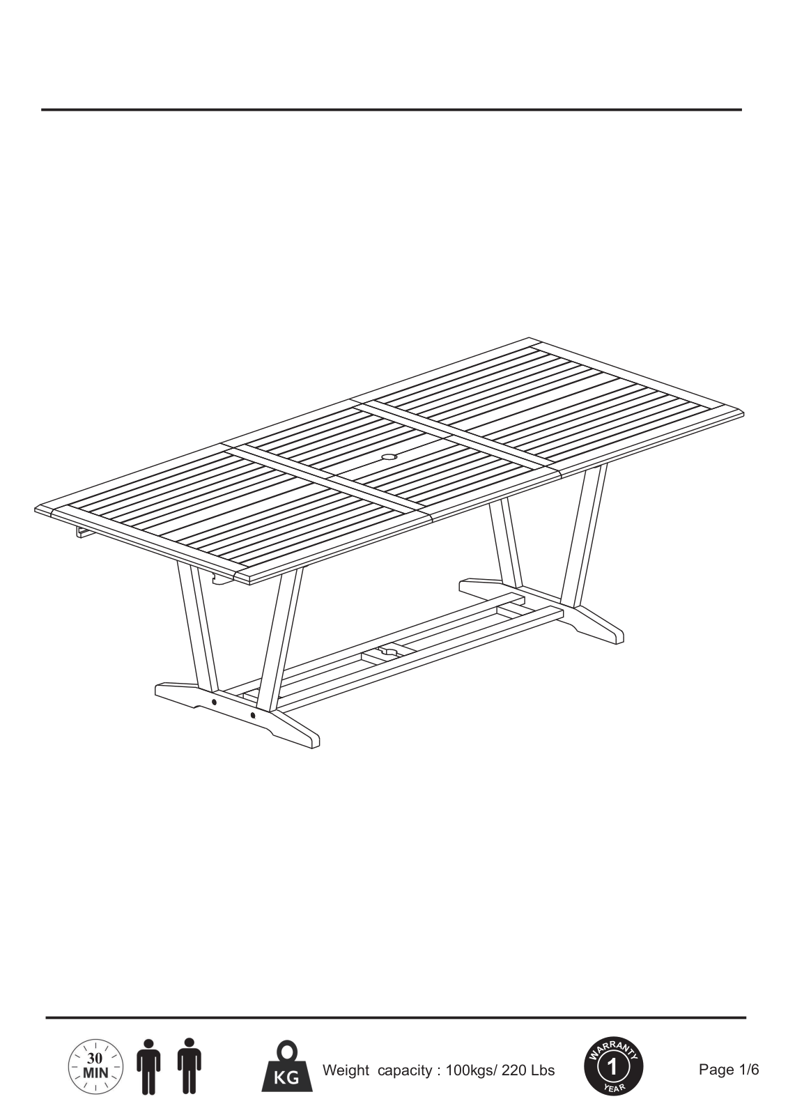 Longshore Tides W002889133 Installation & Assembly (Table) - ManualMachine.com