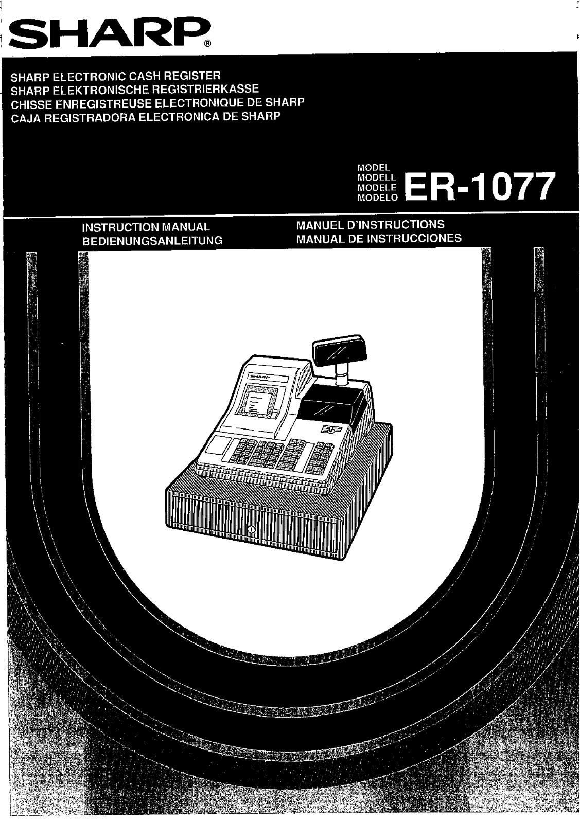 Sharp ER-1077 Operation Manual