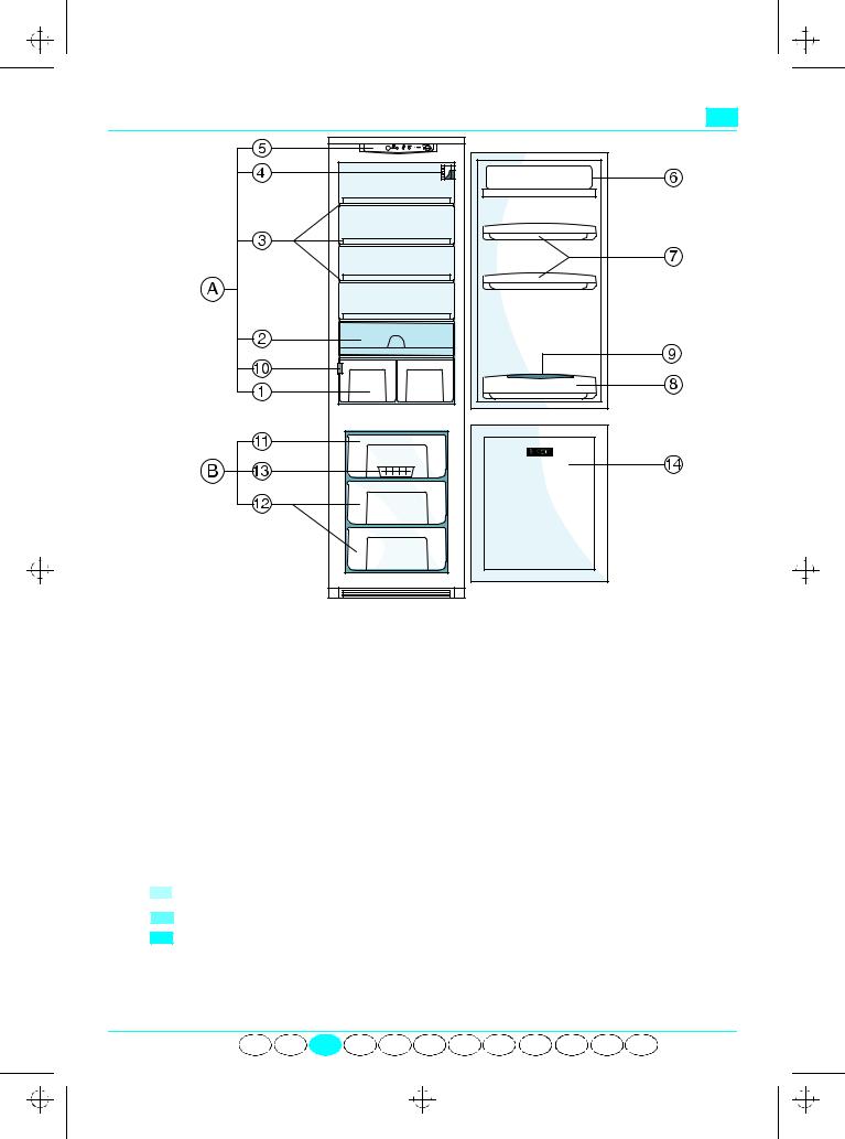 Whirlpool KGIF 3200/A, CR328AZD, ART 481/3-LH, ART 481/3, ART 480/R DATASHEET