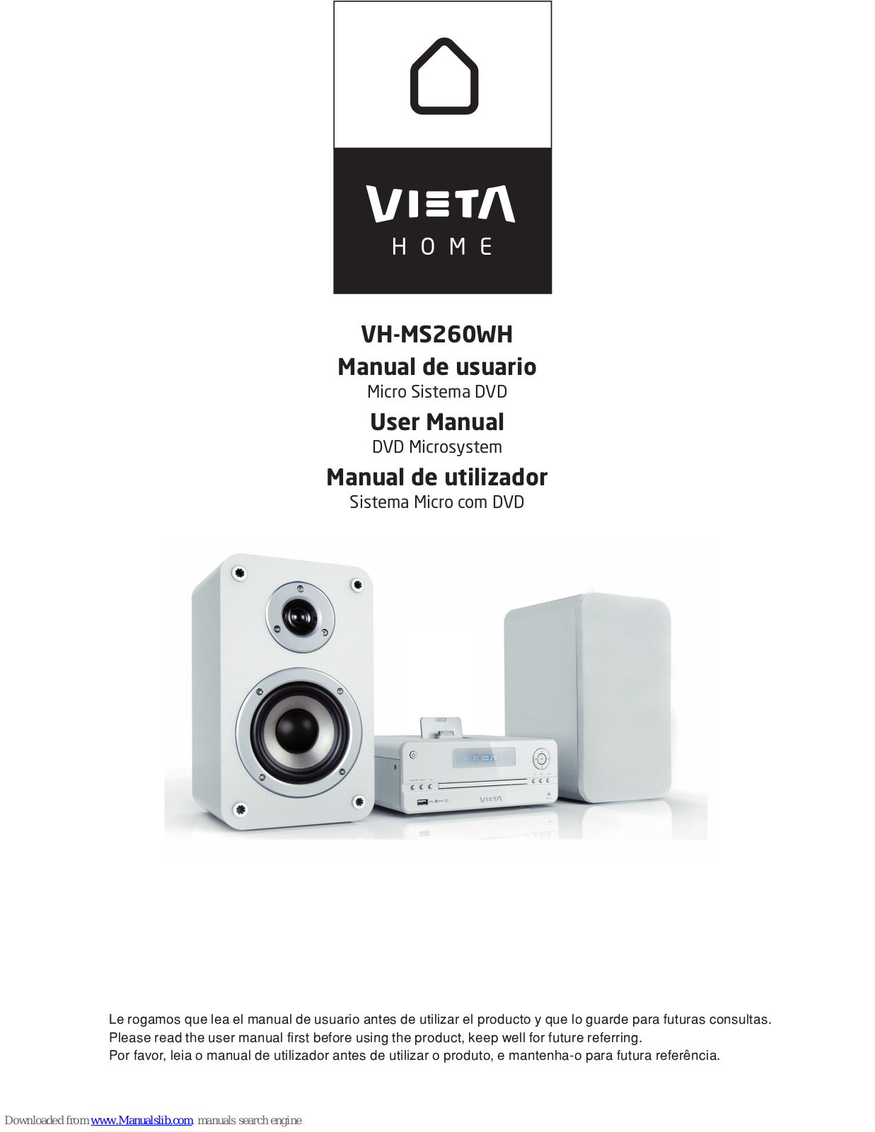 VIETA VH-MS260WH, VH-MS260BK, VH-MS250BK User Manual