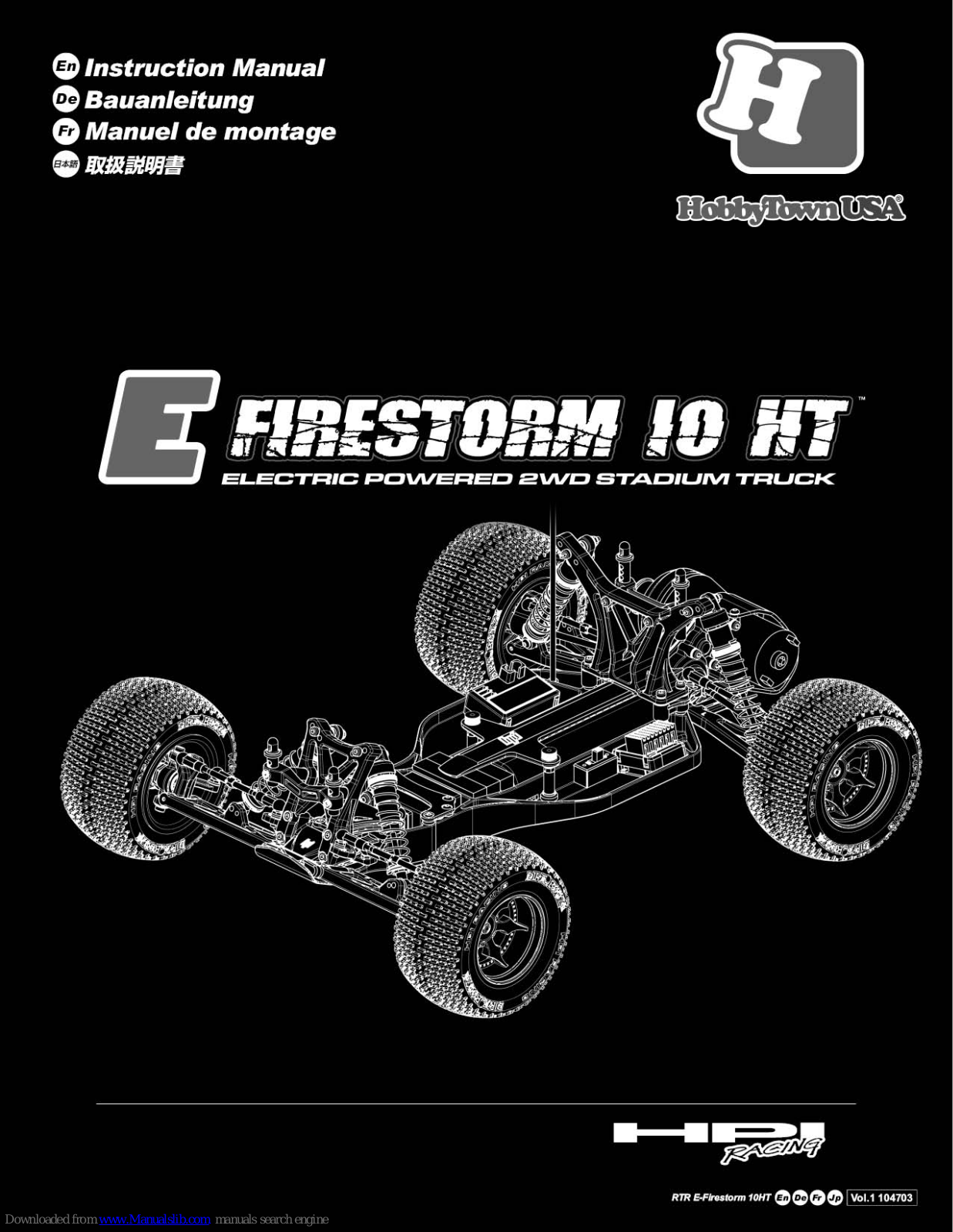 HPI Racing E Firestorm 10 HT Instruction Manual