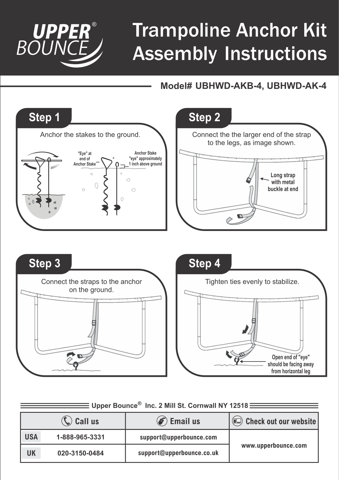 Upper Bounce GRQW1031 Installation & Assembly - ManualMachine.com