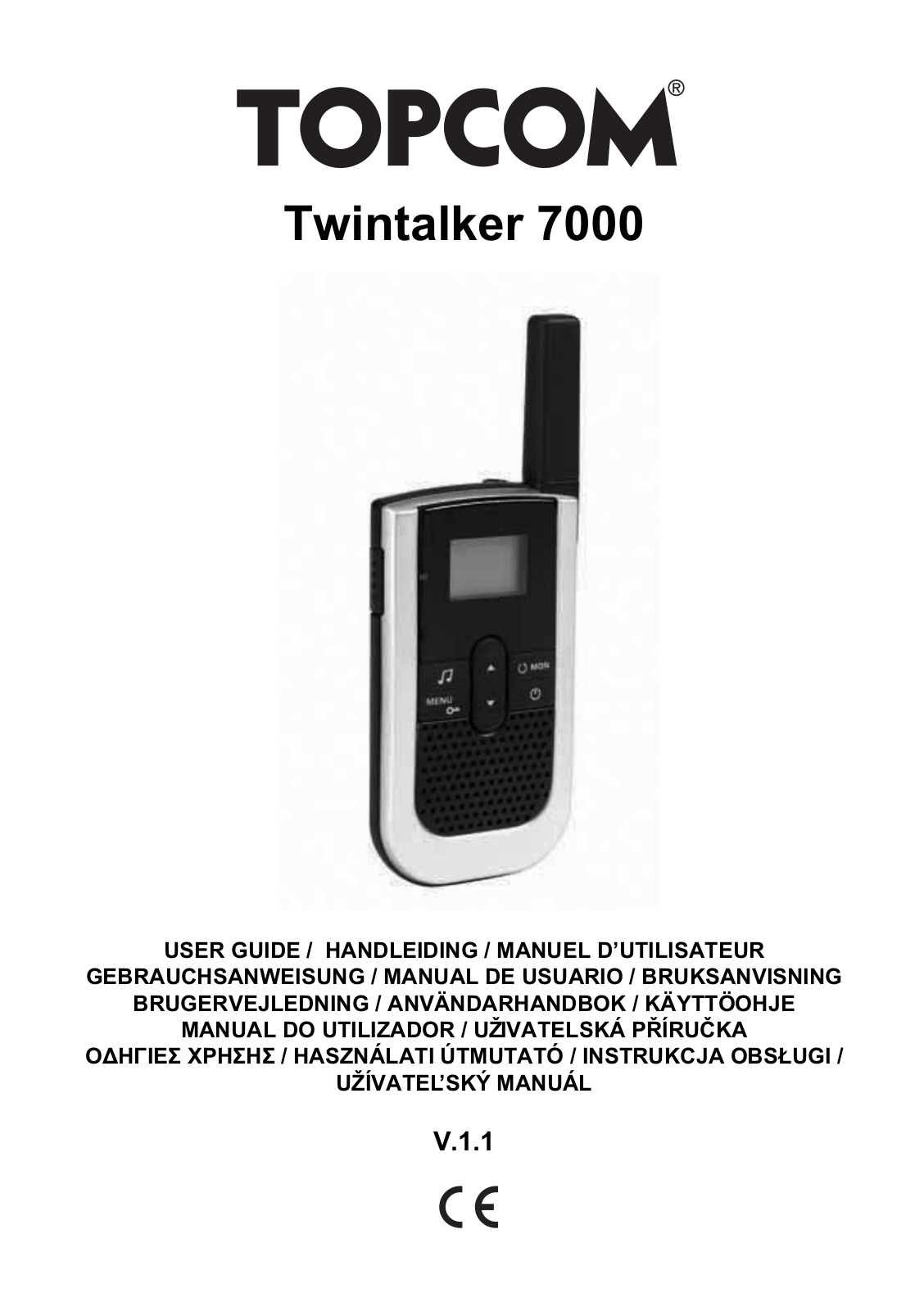 Topcom TWINTALKER 7000 User Manual