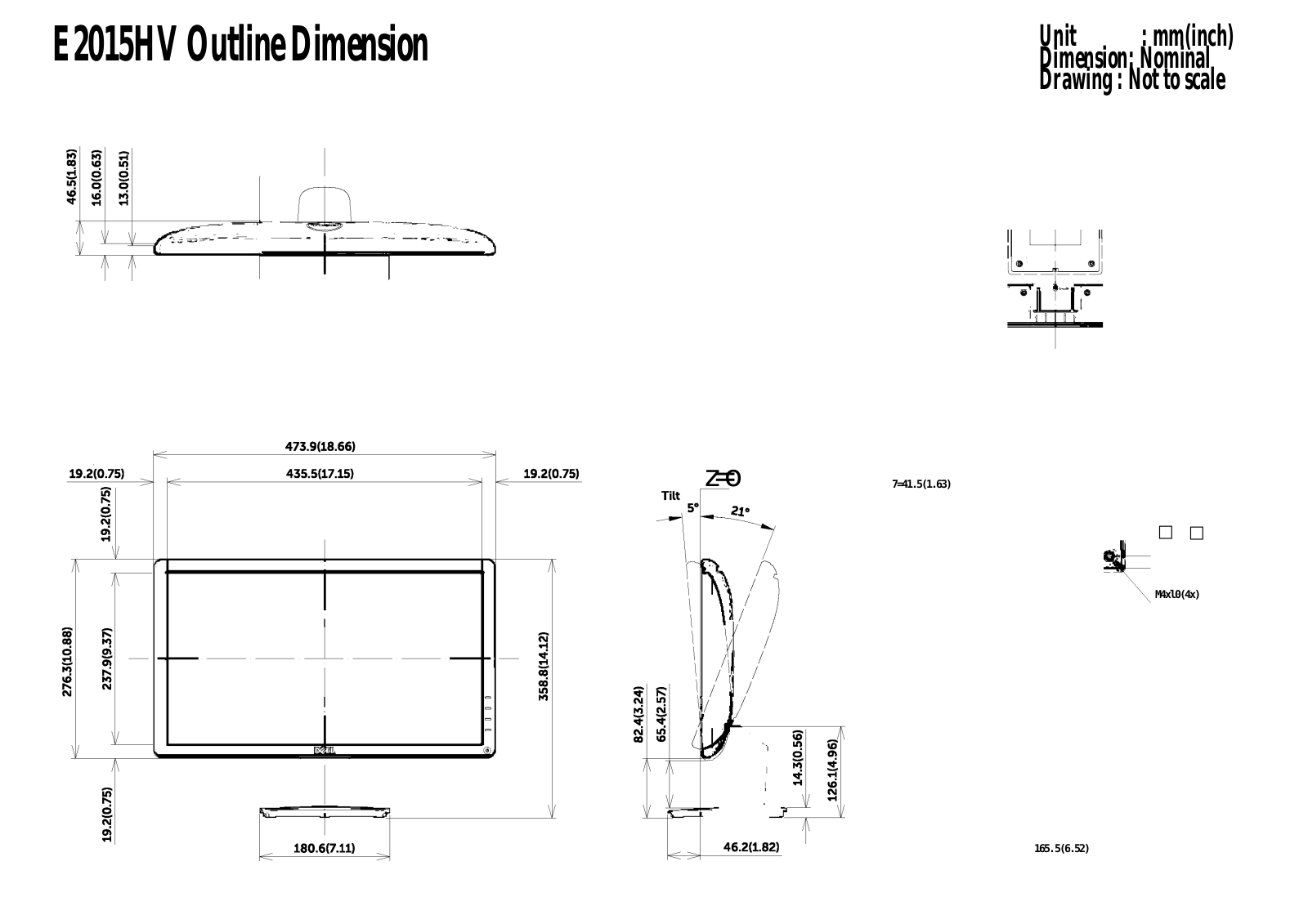 Dell E2215HV User Manual