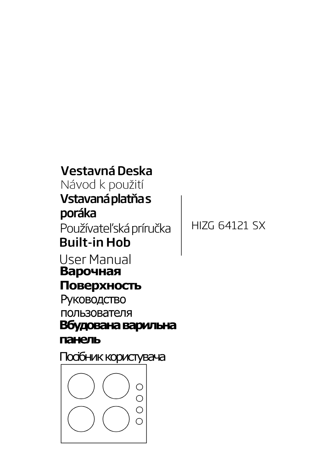 Beko HIZG64121SX User manual