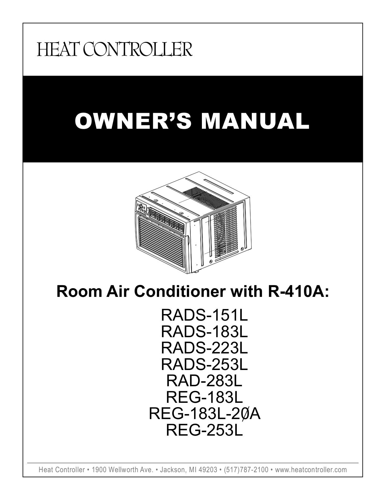 Heatcontroller REG-253L User Manual