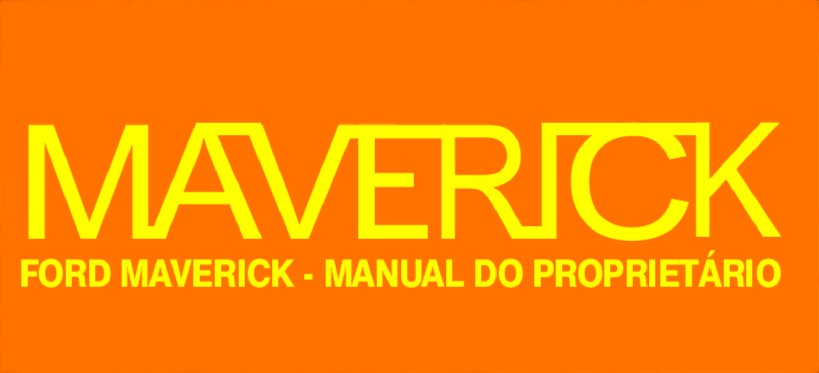 Ford MAVERICK User Manual