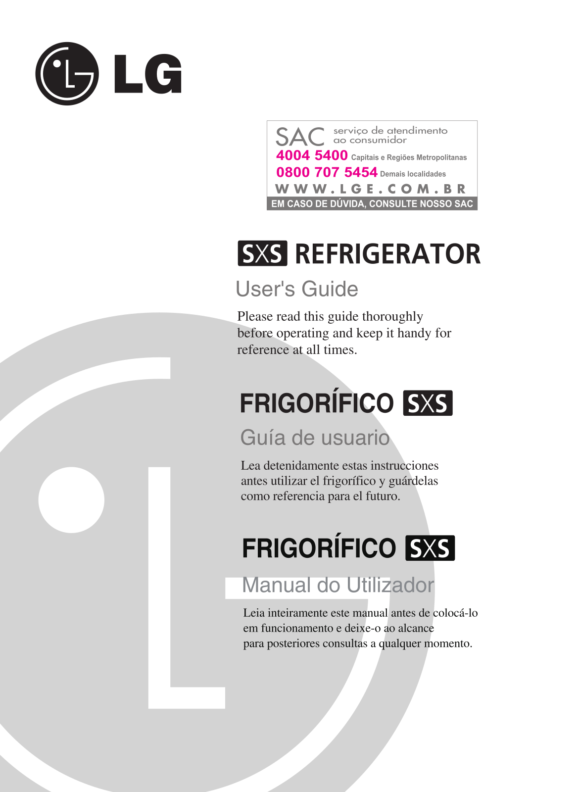 LG GC-L213BVK User Guide