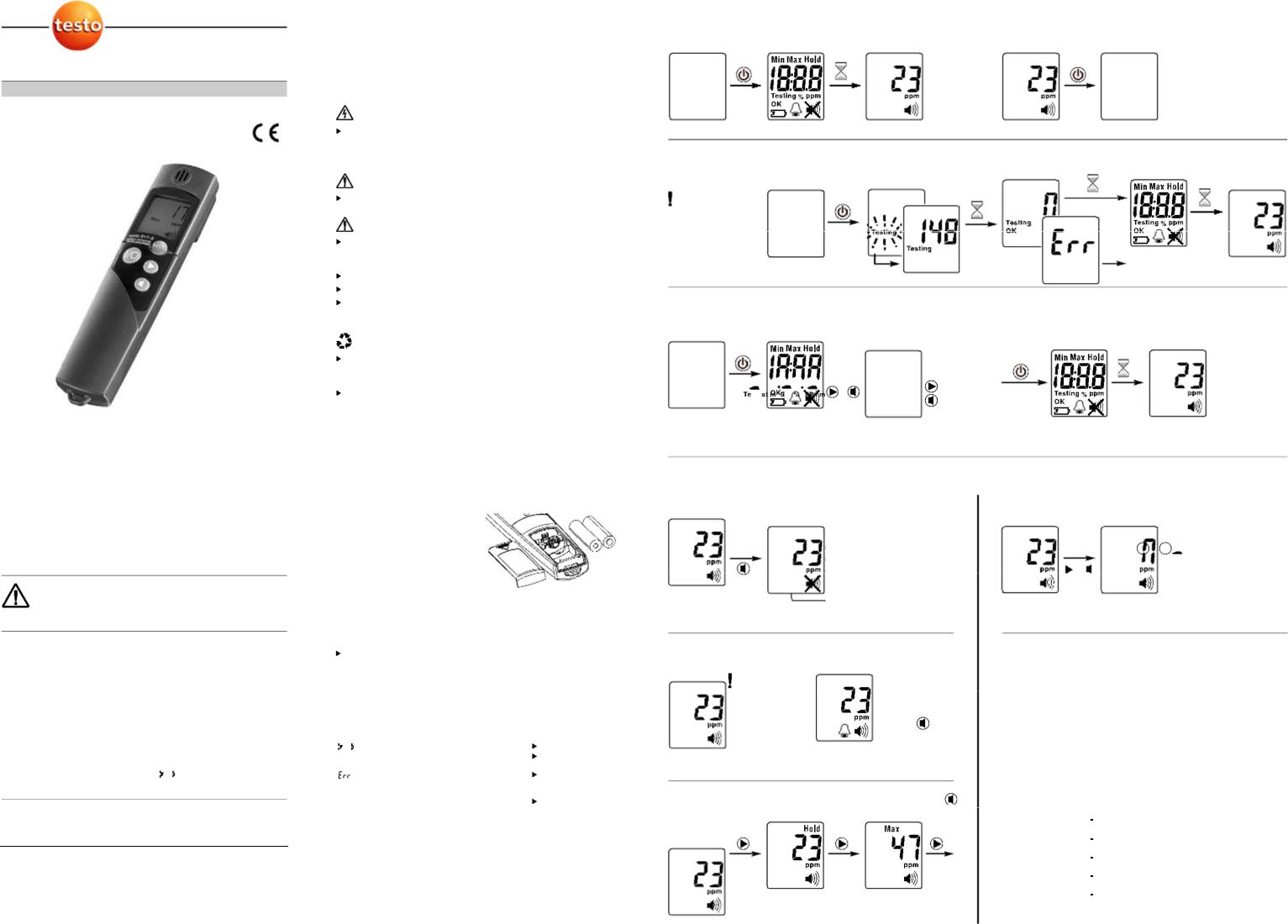 testo 317‐3 User guide