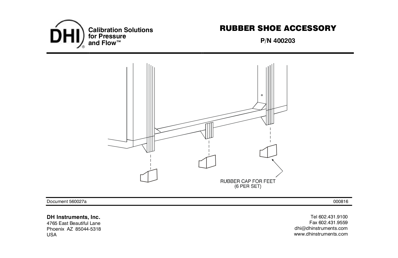 DHI RUBBER SHOE ACCESSORY User Manual - ManualMachine.com