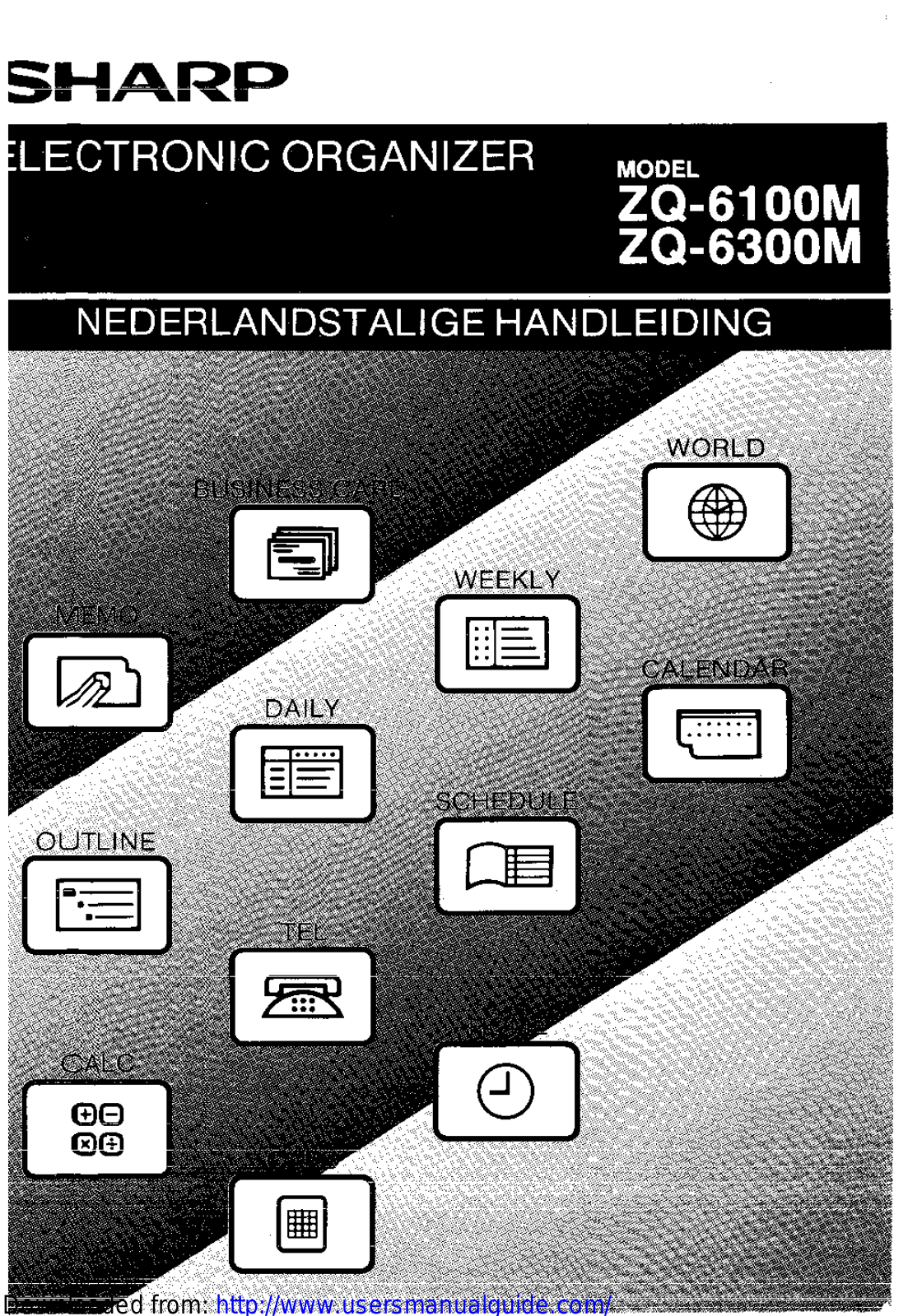 SHARP ZQ-6100M, ZQ-6300M User Manual