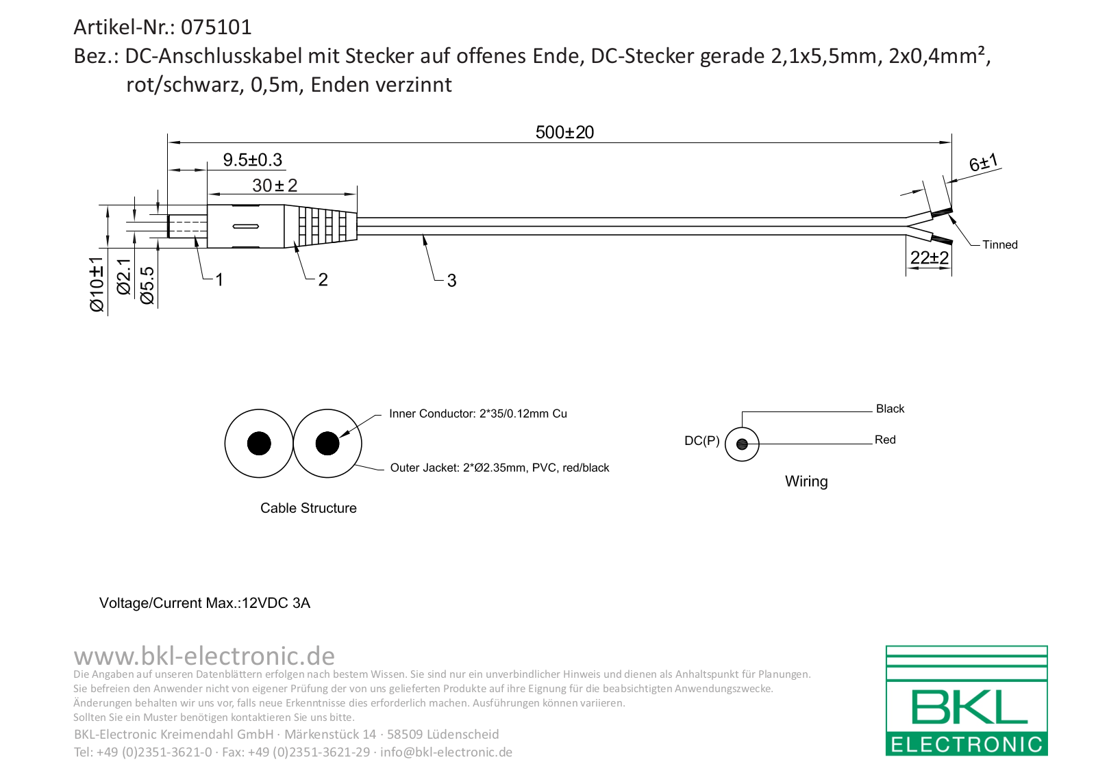 BKL BKL 075101 Datasheet - ManualMachine.com