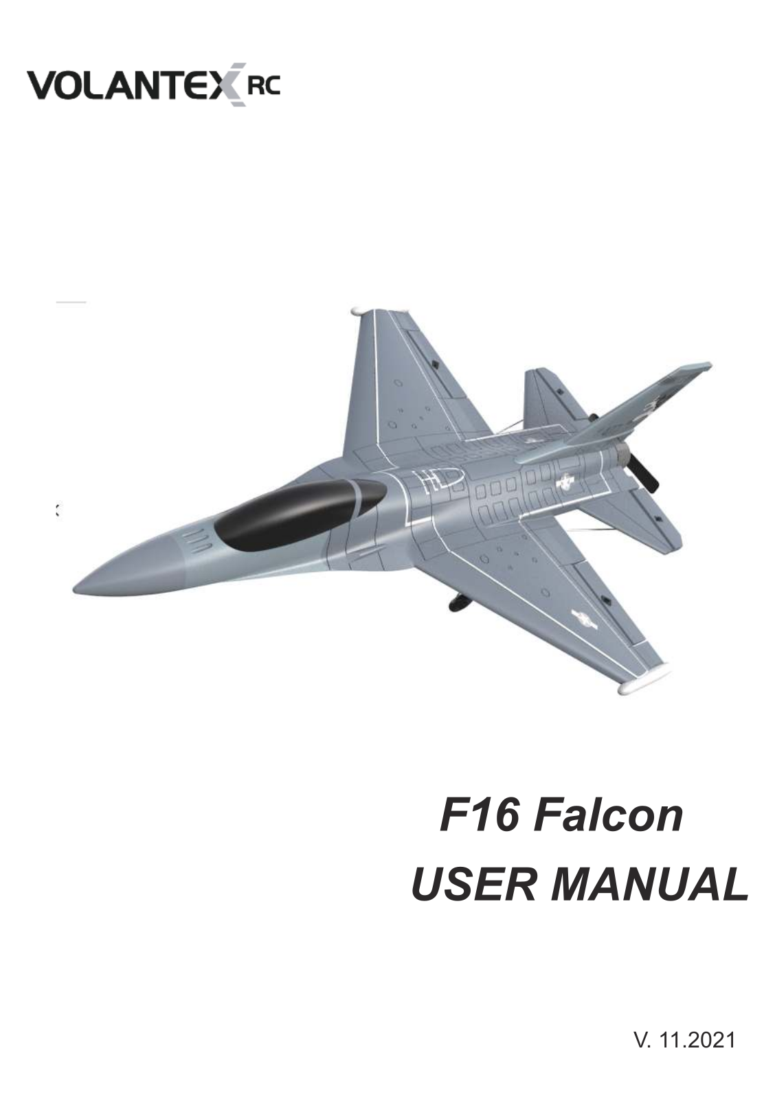 Volantex RC F16 Falcon User guide - ManualMachine.com