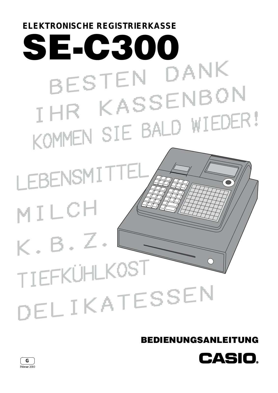 Casio SE-C300 User Manual