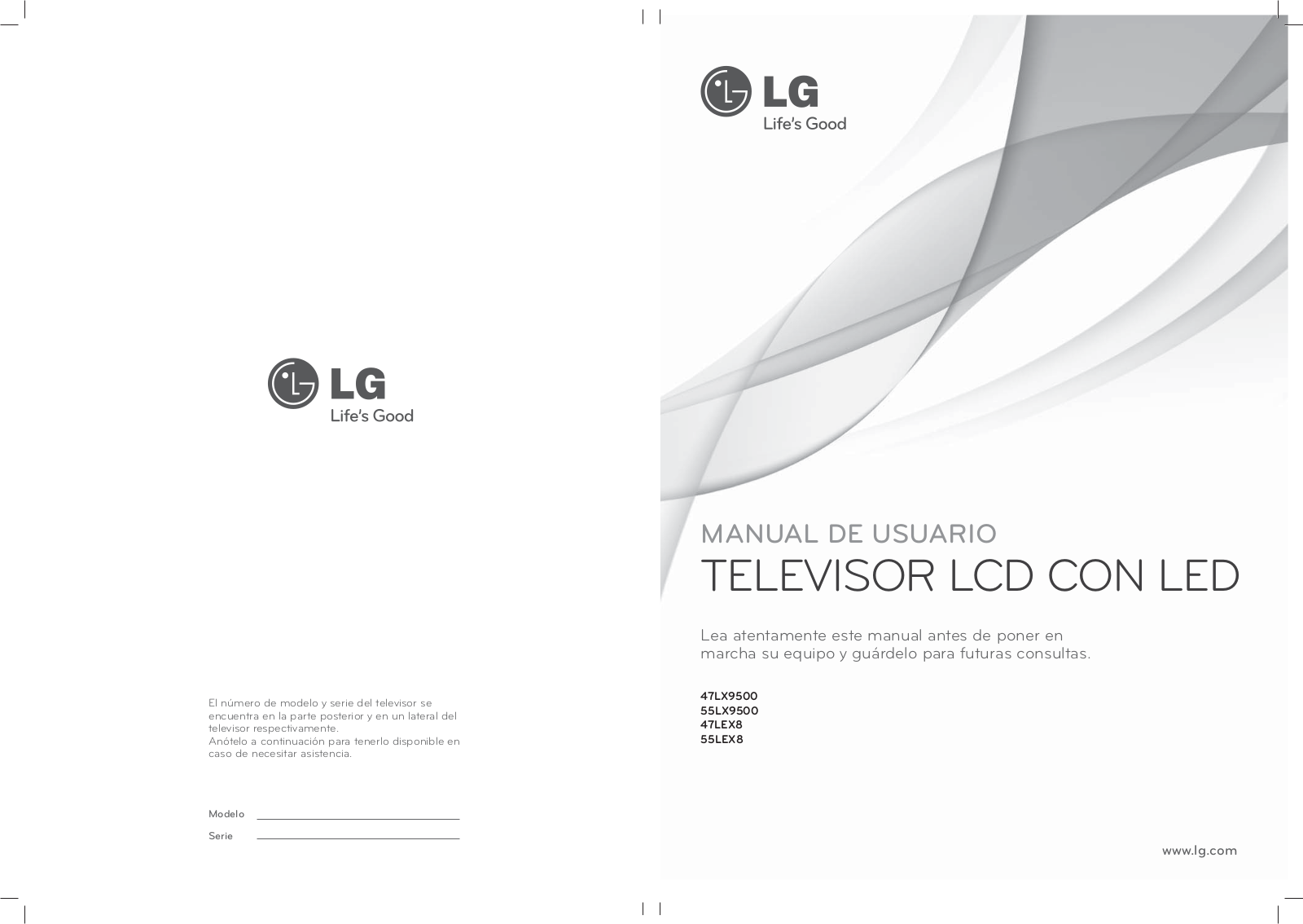 LG 47LX9500, 55LX9500 Owner's Manual