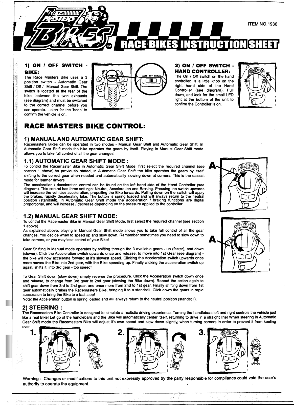 WowWee Group 1936 User Manual