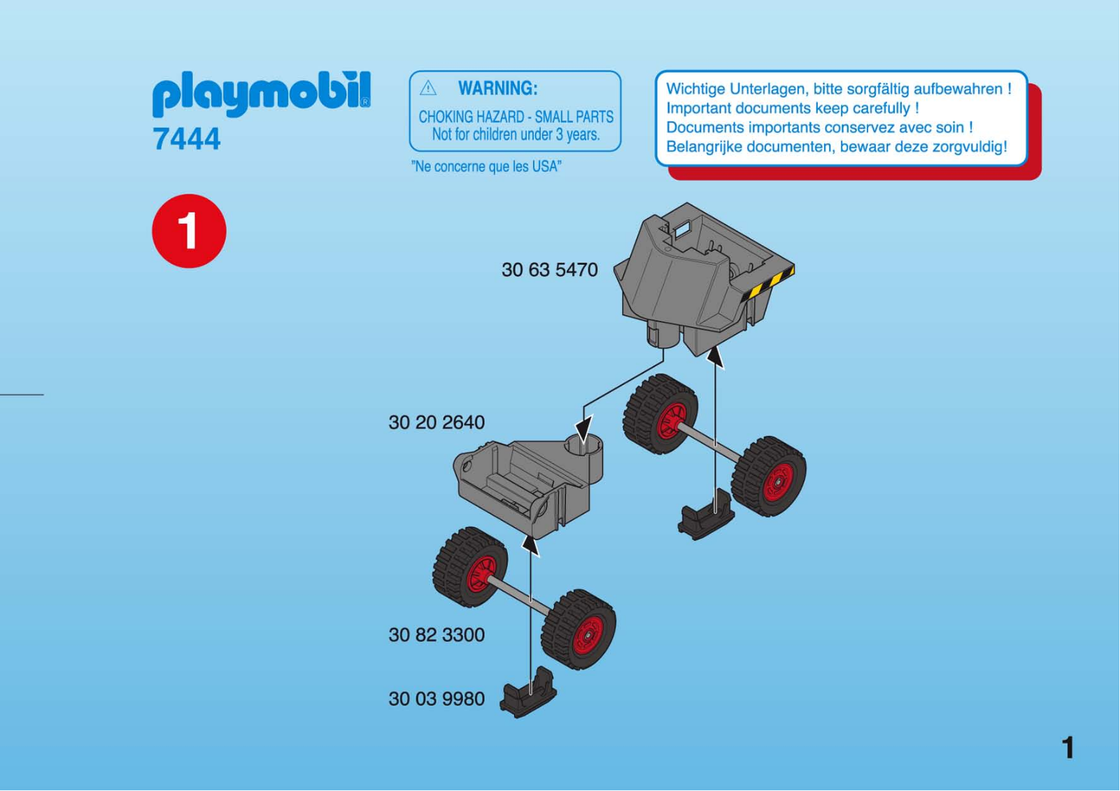 Playmobil 7444 Instructions