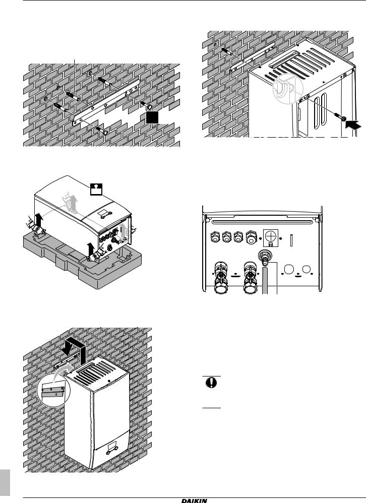 Daikin ETBH16DF6V, ETBH16DF9W, ETBX16DF6V, ETBX16DF9W Installation manuals