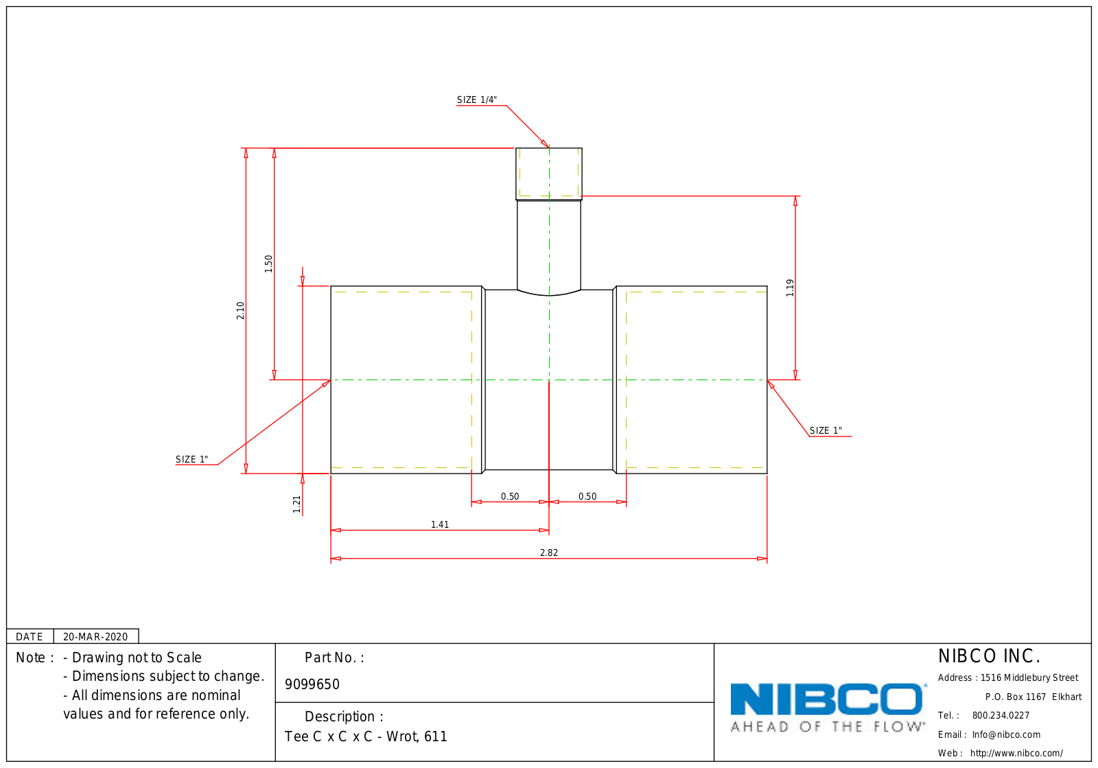 NIBCO 9099650 Drawing - ManualMachine.com