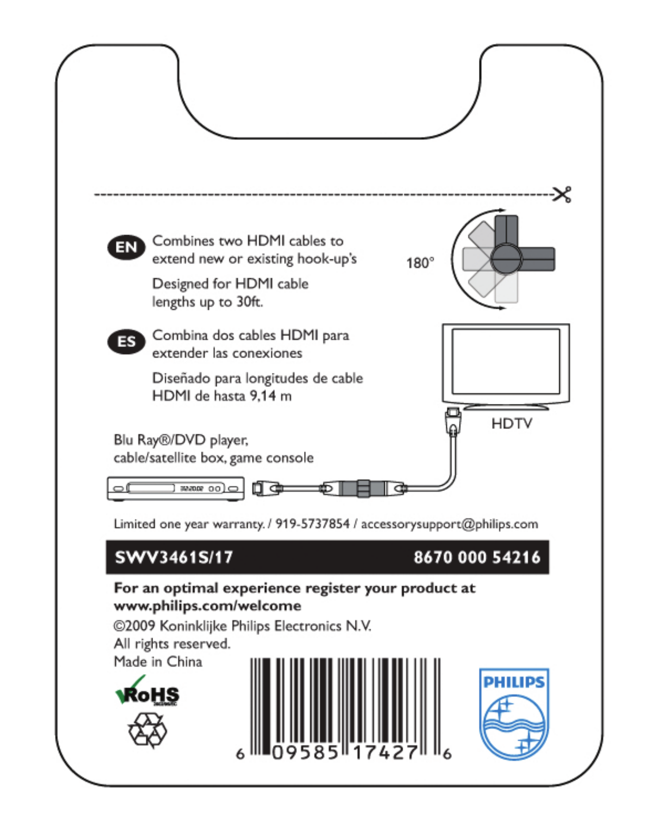 Philips SWV3461S Owner's Manual