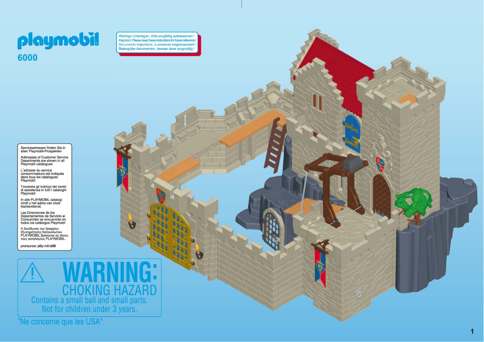 playmobil 6000 Instructions