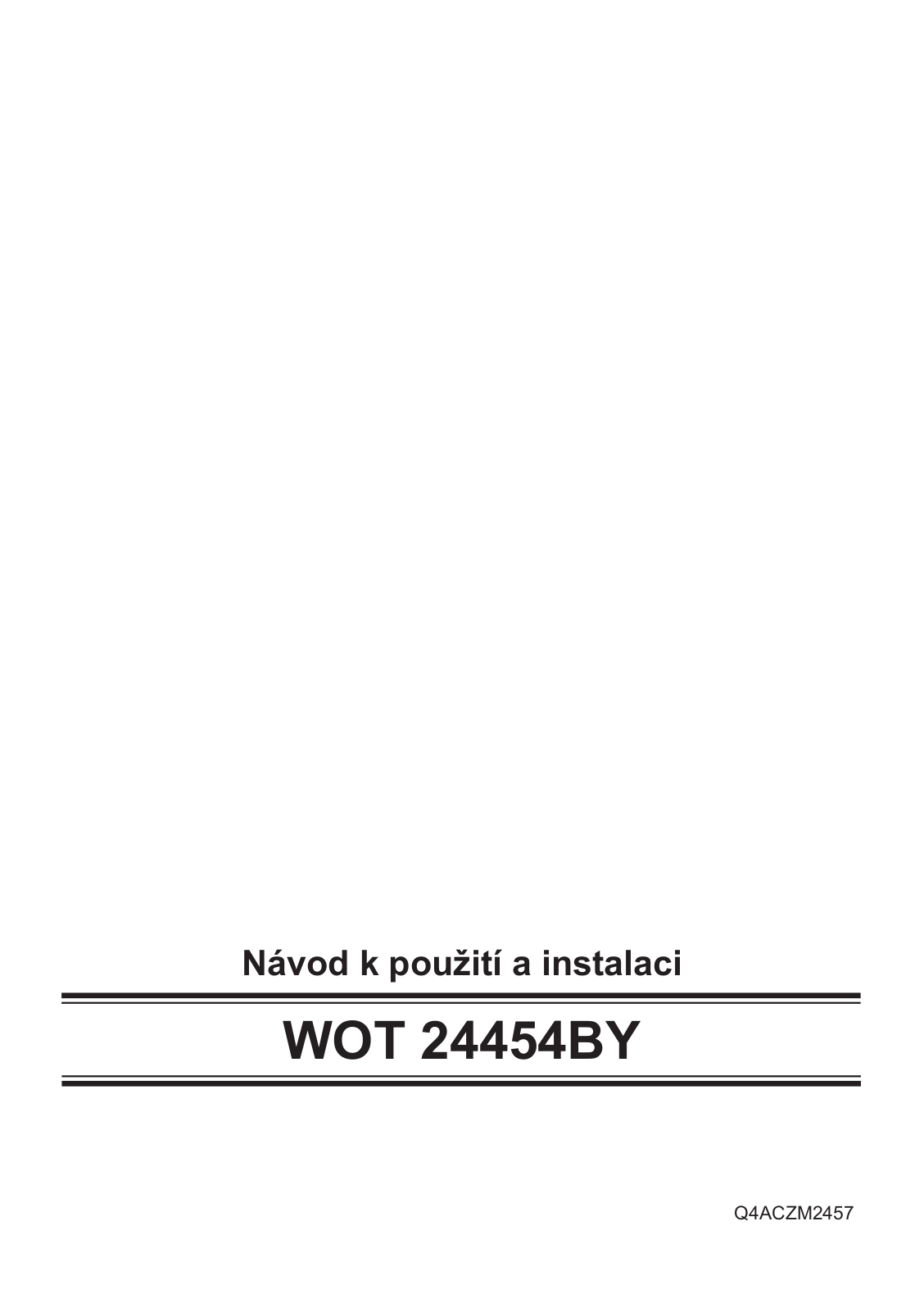 Bosch WOT24454BY User Manual