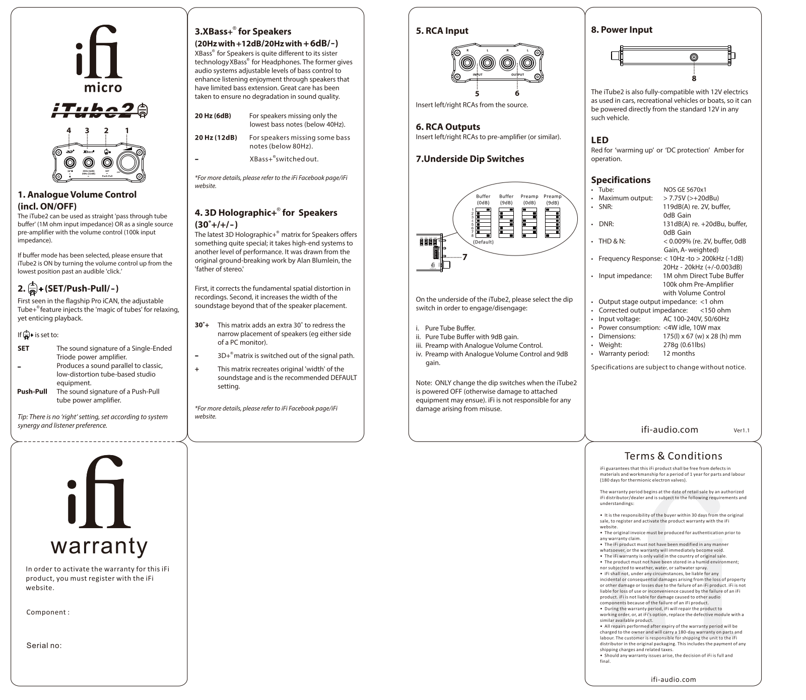 Ifi Micro ITUBE2 User Manual