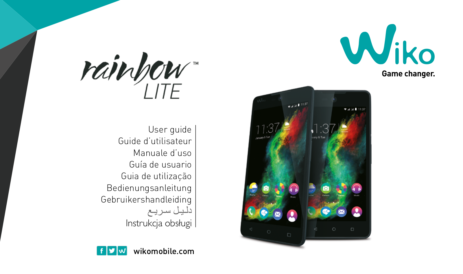 Wiko Rainbow Lite Operating Instructions