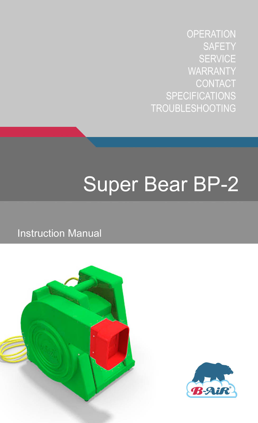 B-air BP-2 User Manual