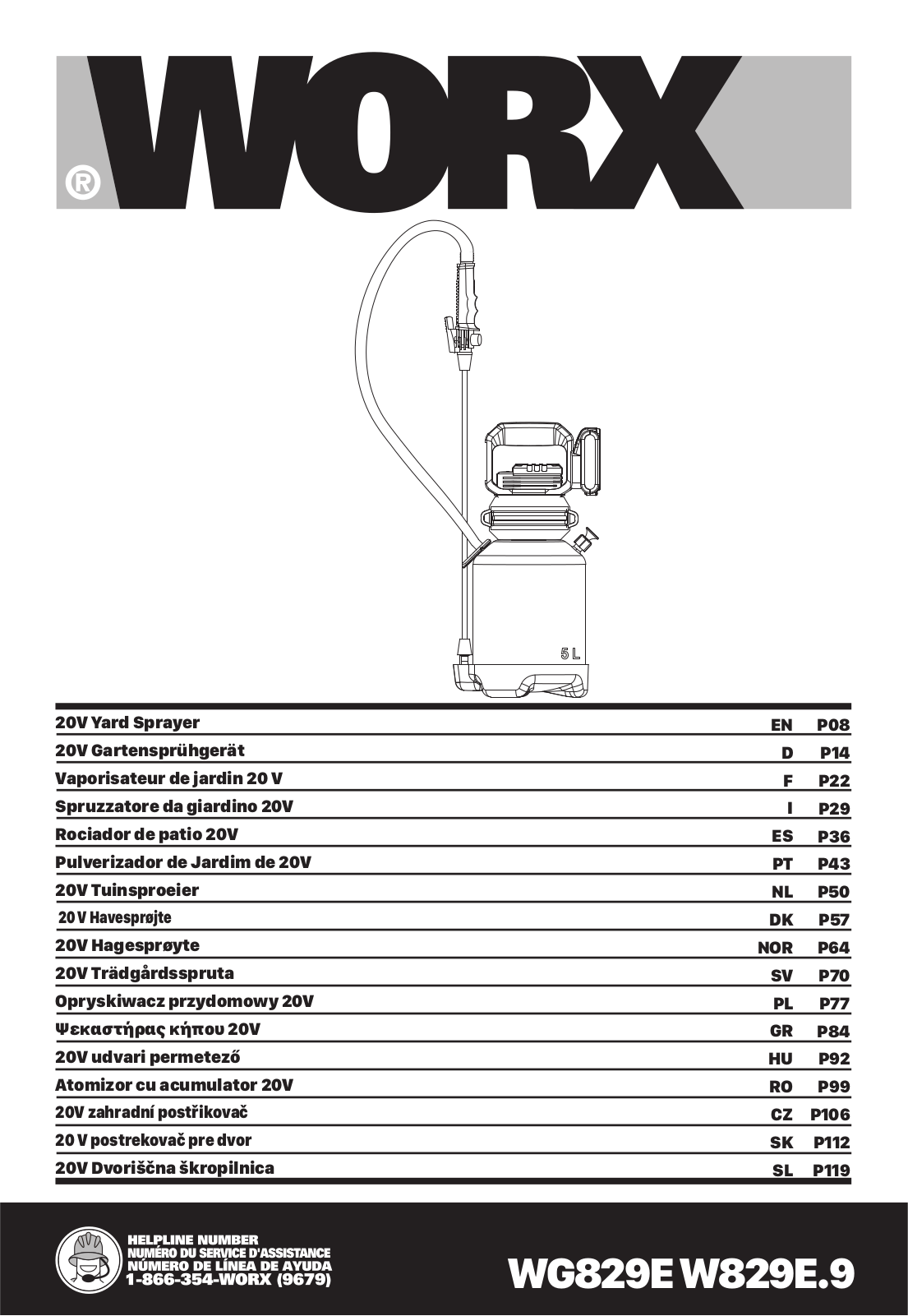 Worx WG829E, W829E.9 User guide - ManualMachine.com