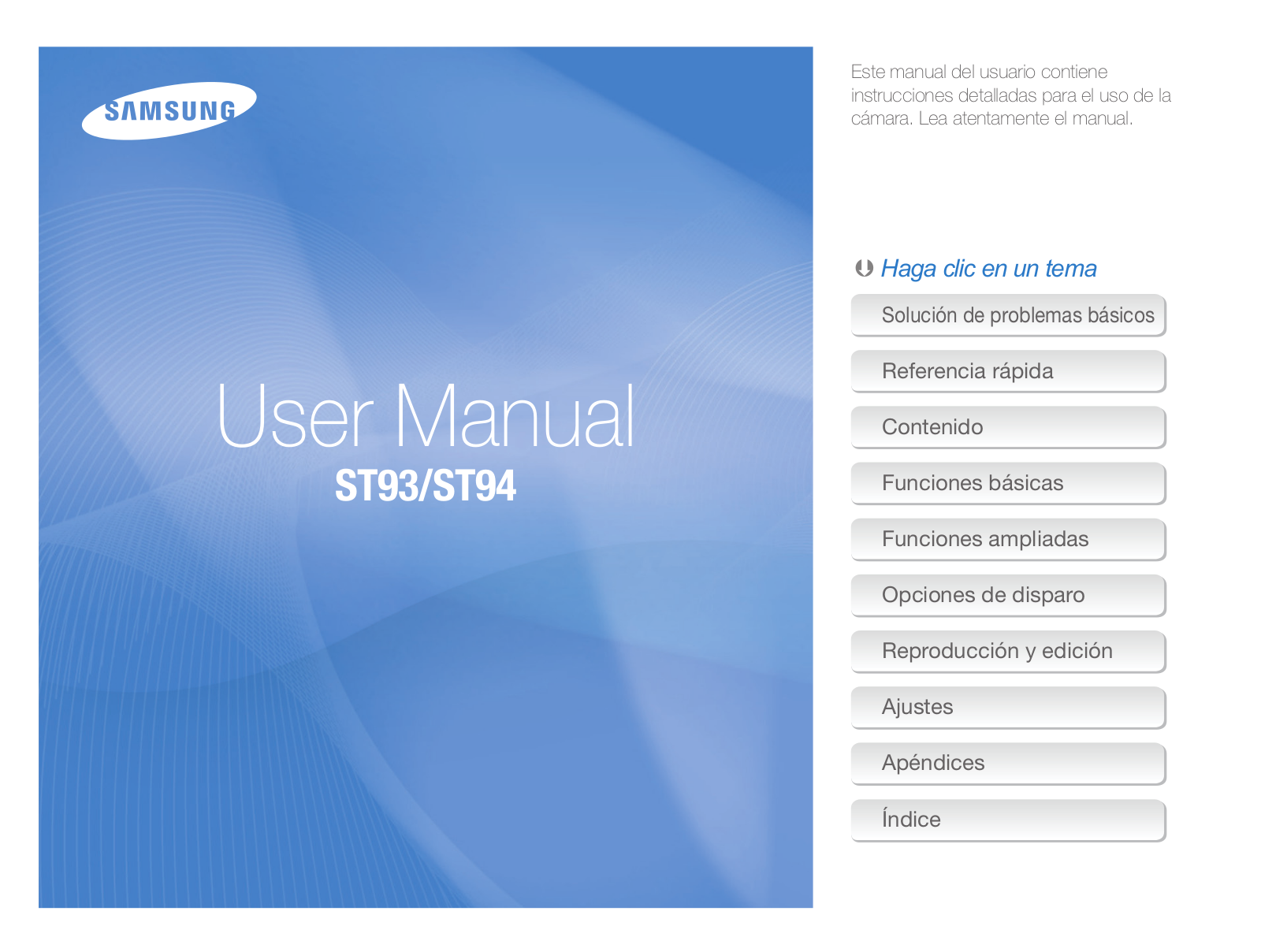 Samsung ST93 User Manual