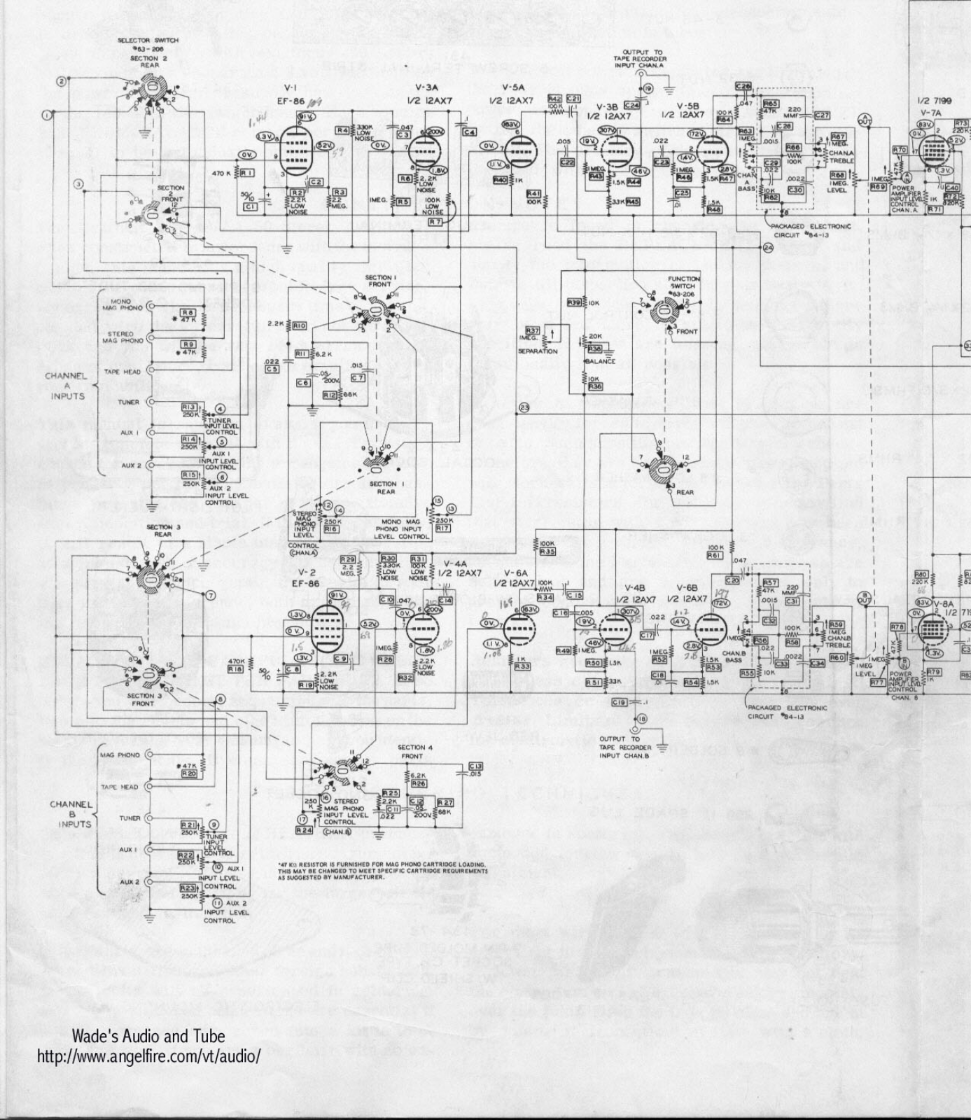 Heath Company AA-50 Schematic