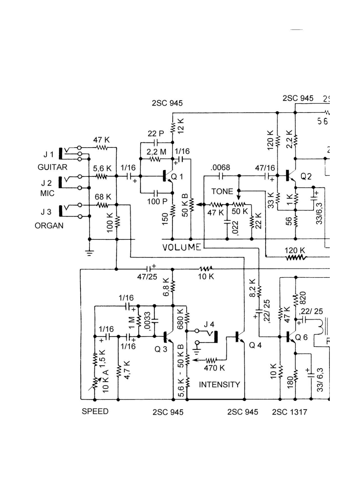 Giannini U65G Schematic