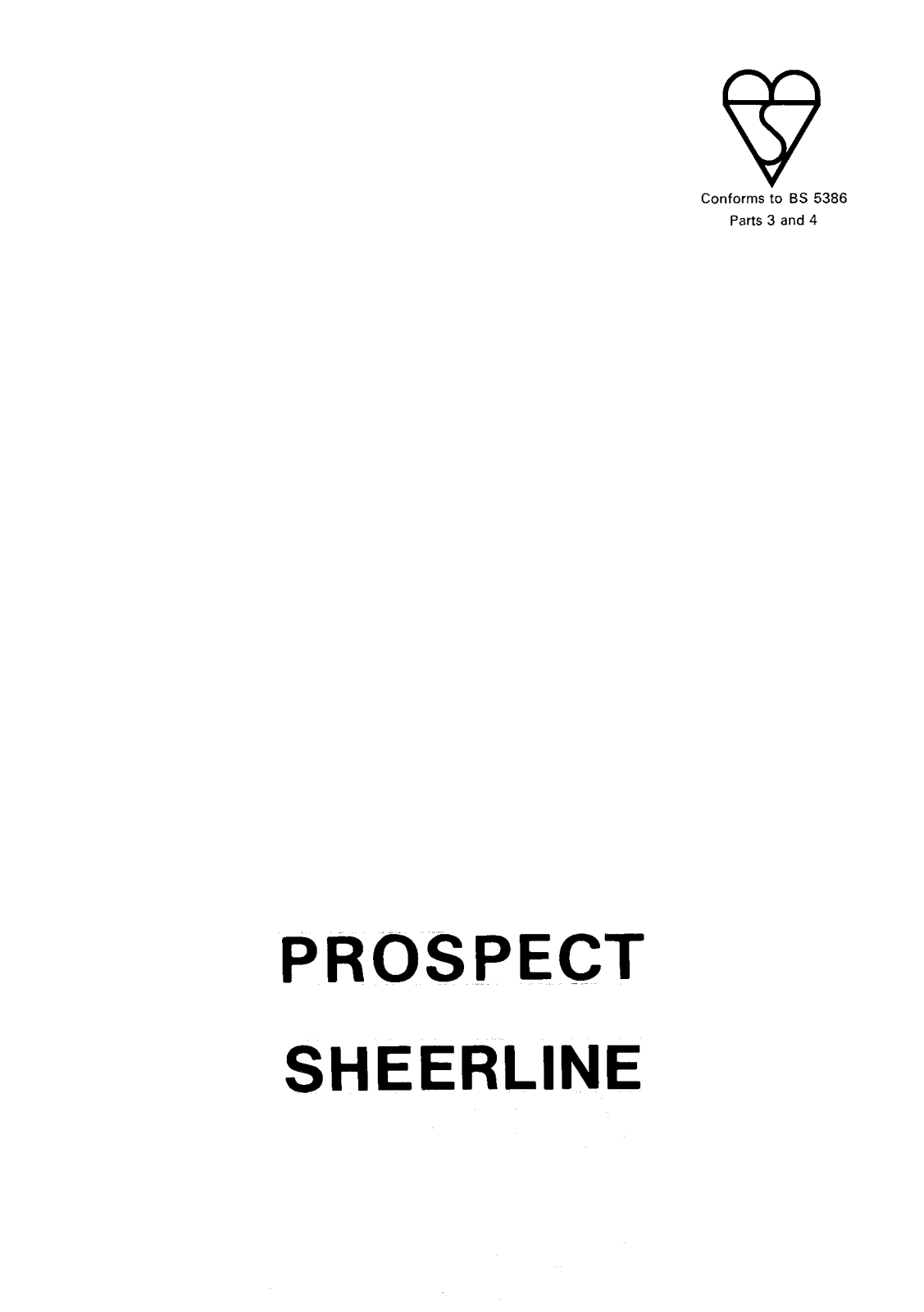 Parkinson Cowan Prospect Sheerline User Manual