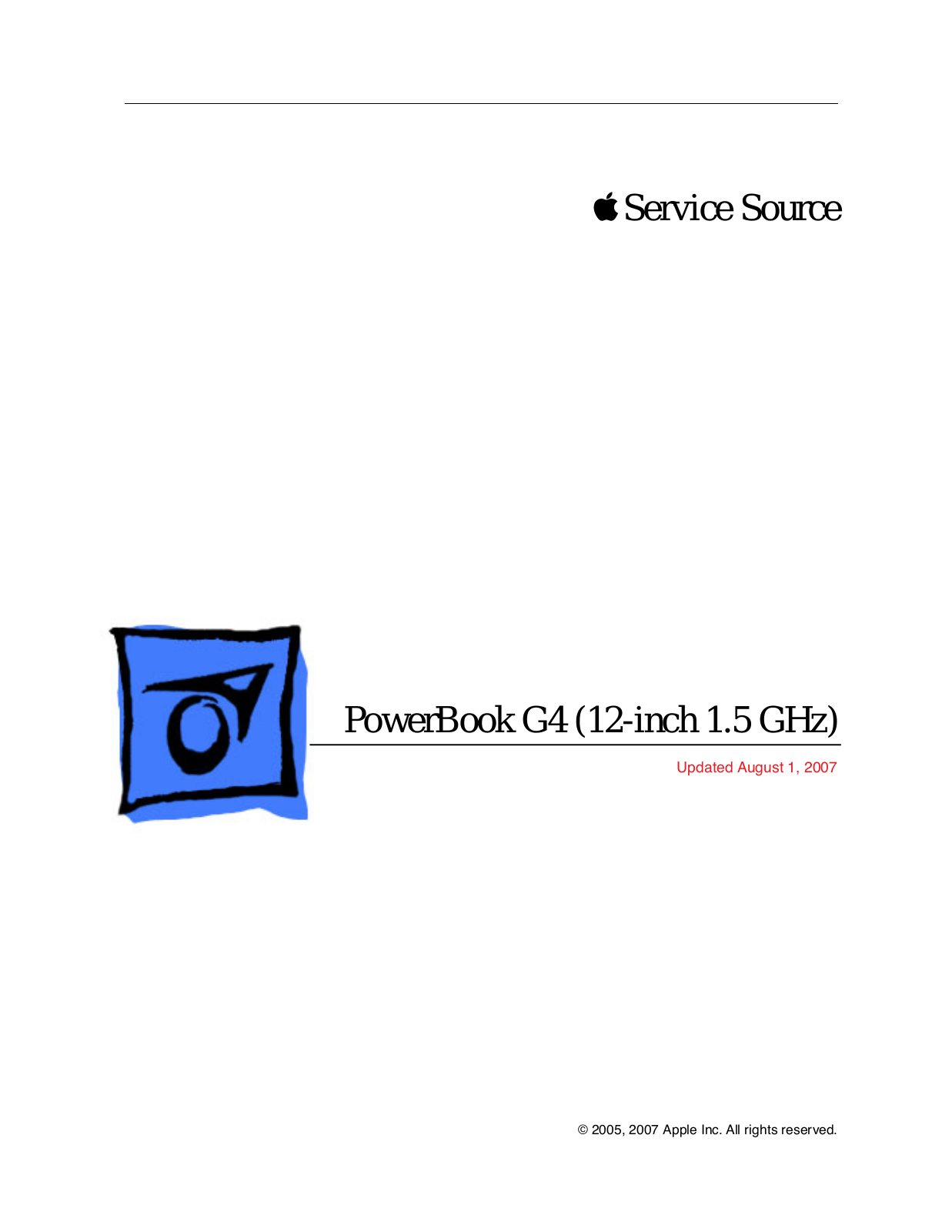 Apple PowerBook G4 12 1.5GHz Service Manual