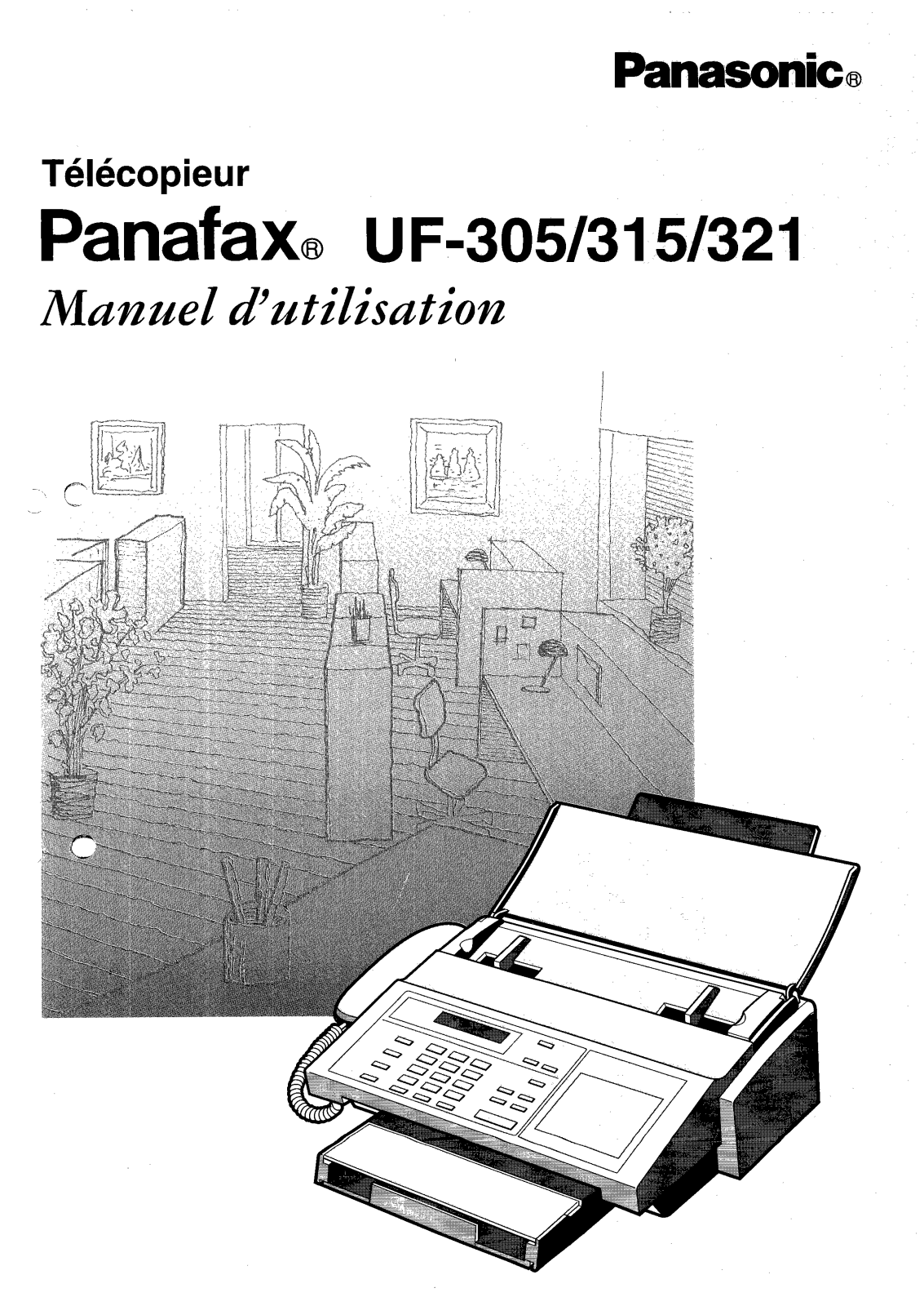 PANASONIC UF-305, UF-315, UF-321 User Manual