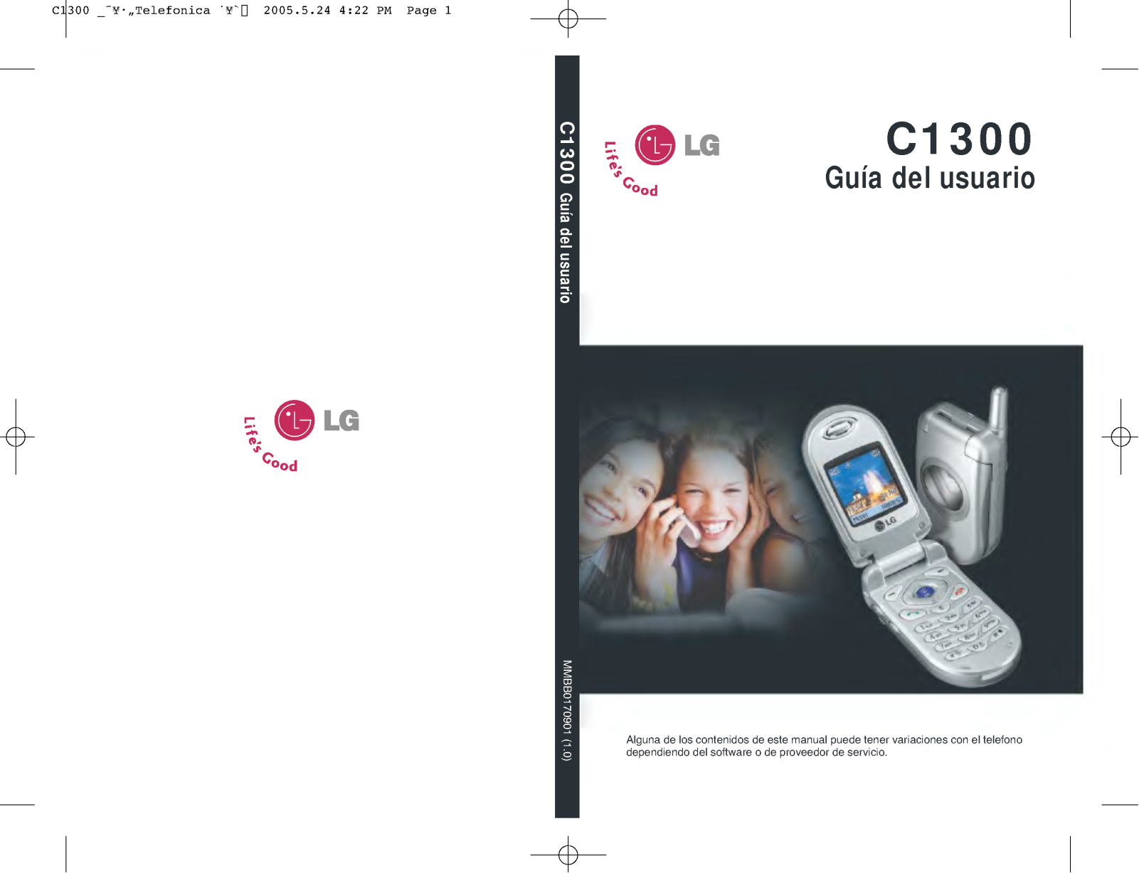 Lg C1300 User Manual