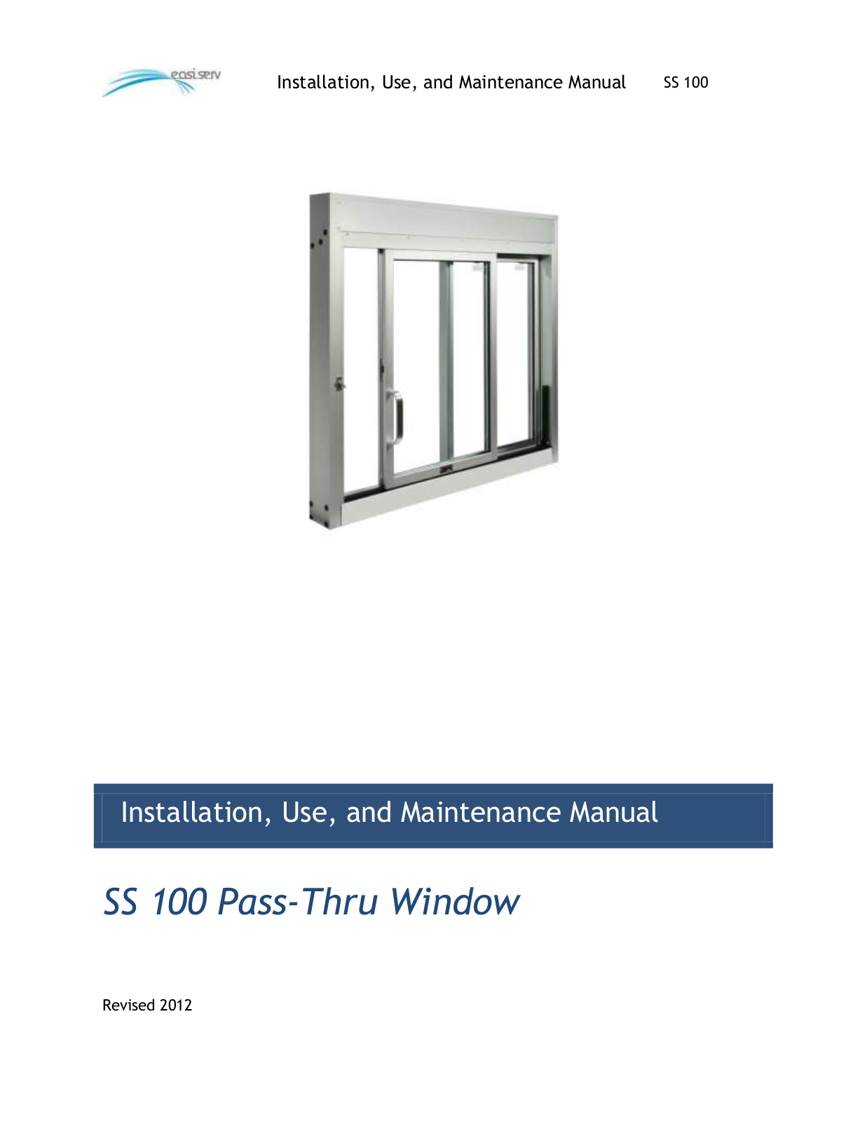 Insinkerator SS100 Installation Manual