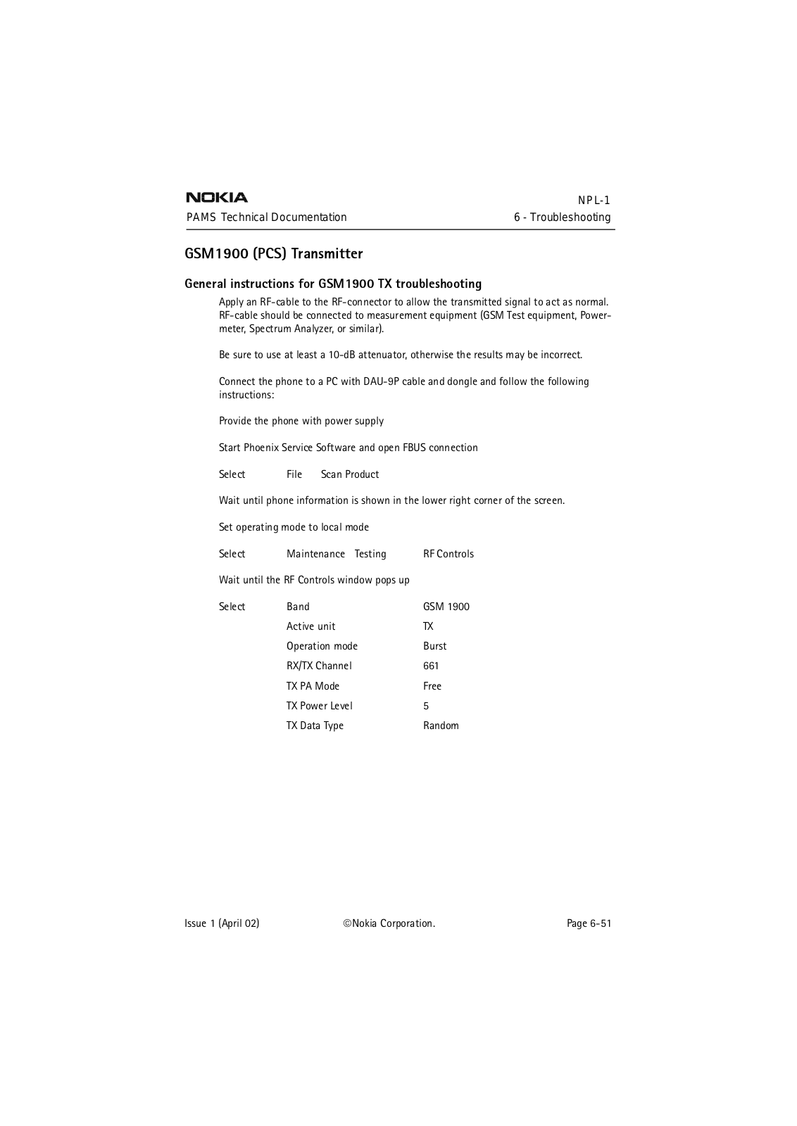 Nokia 6310i Service Manual 12 npl 1