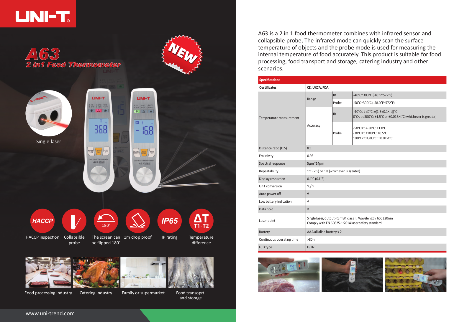 UNI-T UTA63 User guide - ManualMachine.com