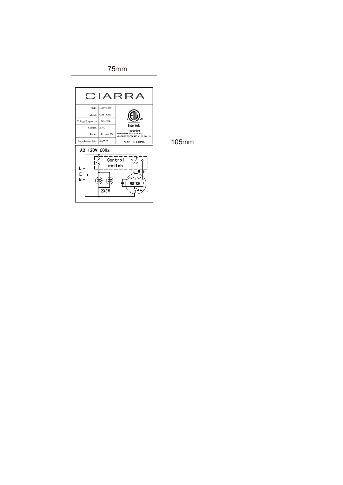 CIARRA CAJR1007 Other - ManualMachine.com