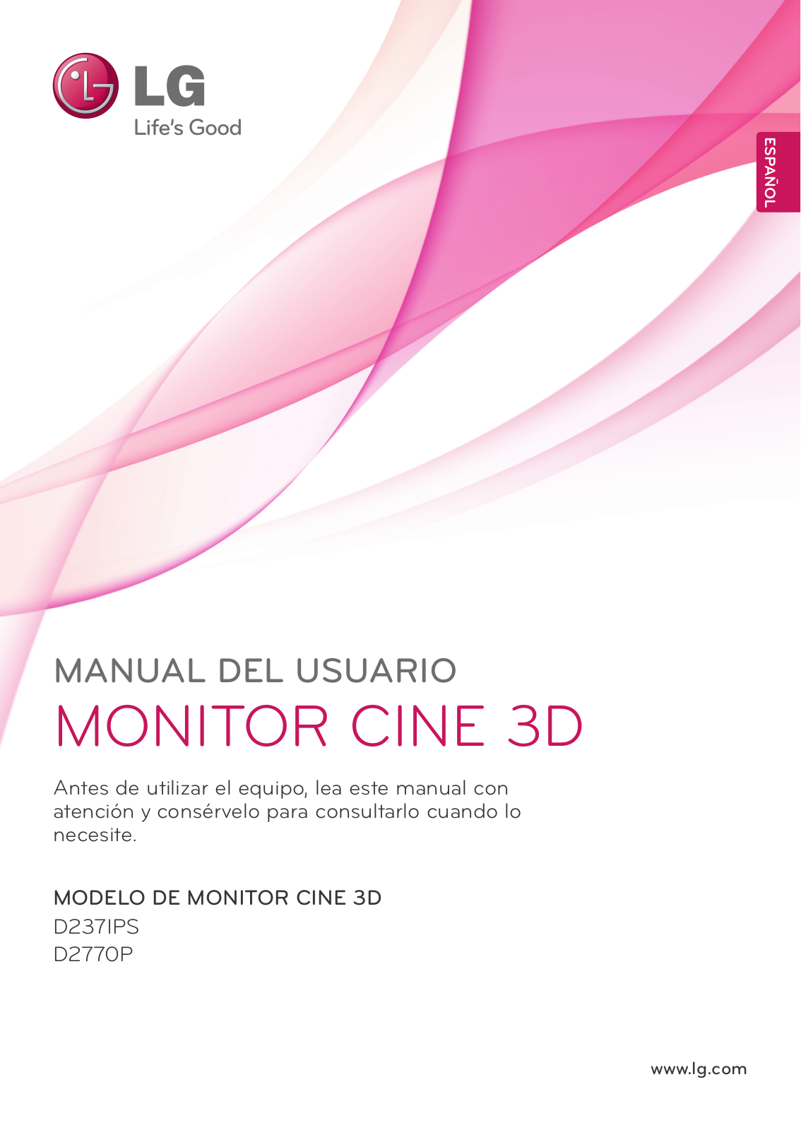 LG D2770P-PN User Manual