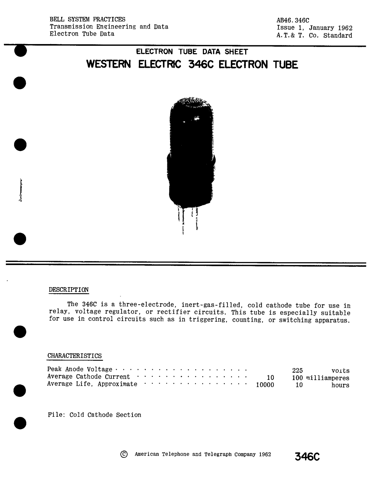 Western Electric 346-C Brochure