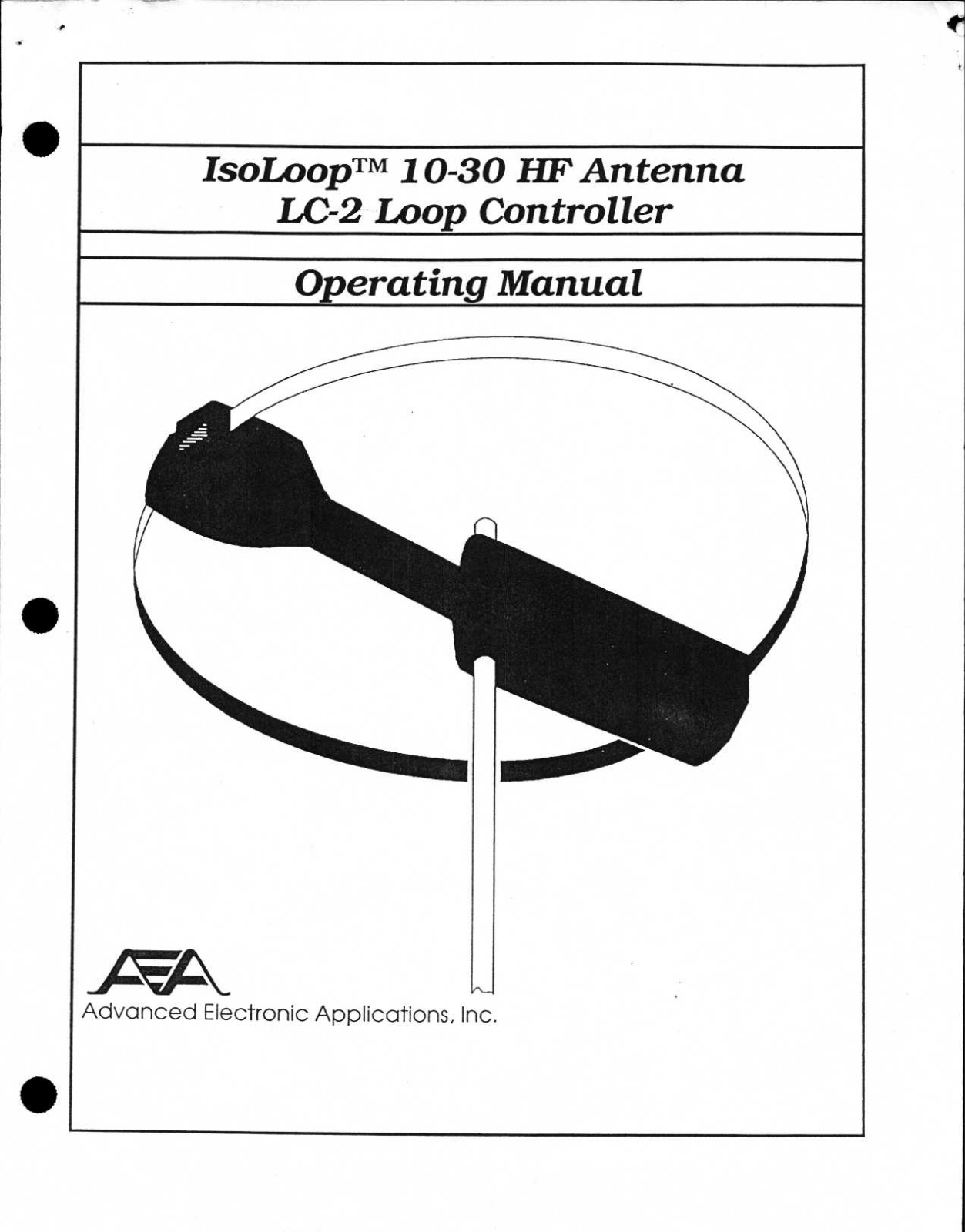 AEA Isoloop 10-30 + LC2 User guide - ManualMachine.com