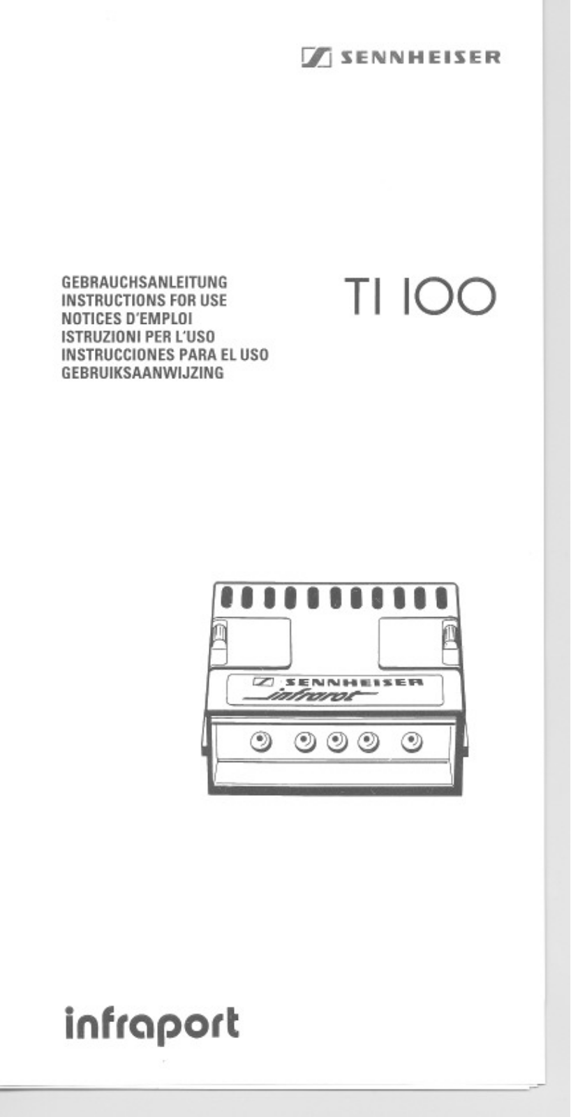 SENNHEISER TI 100 User Manual