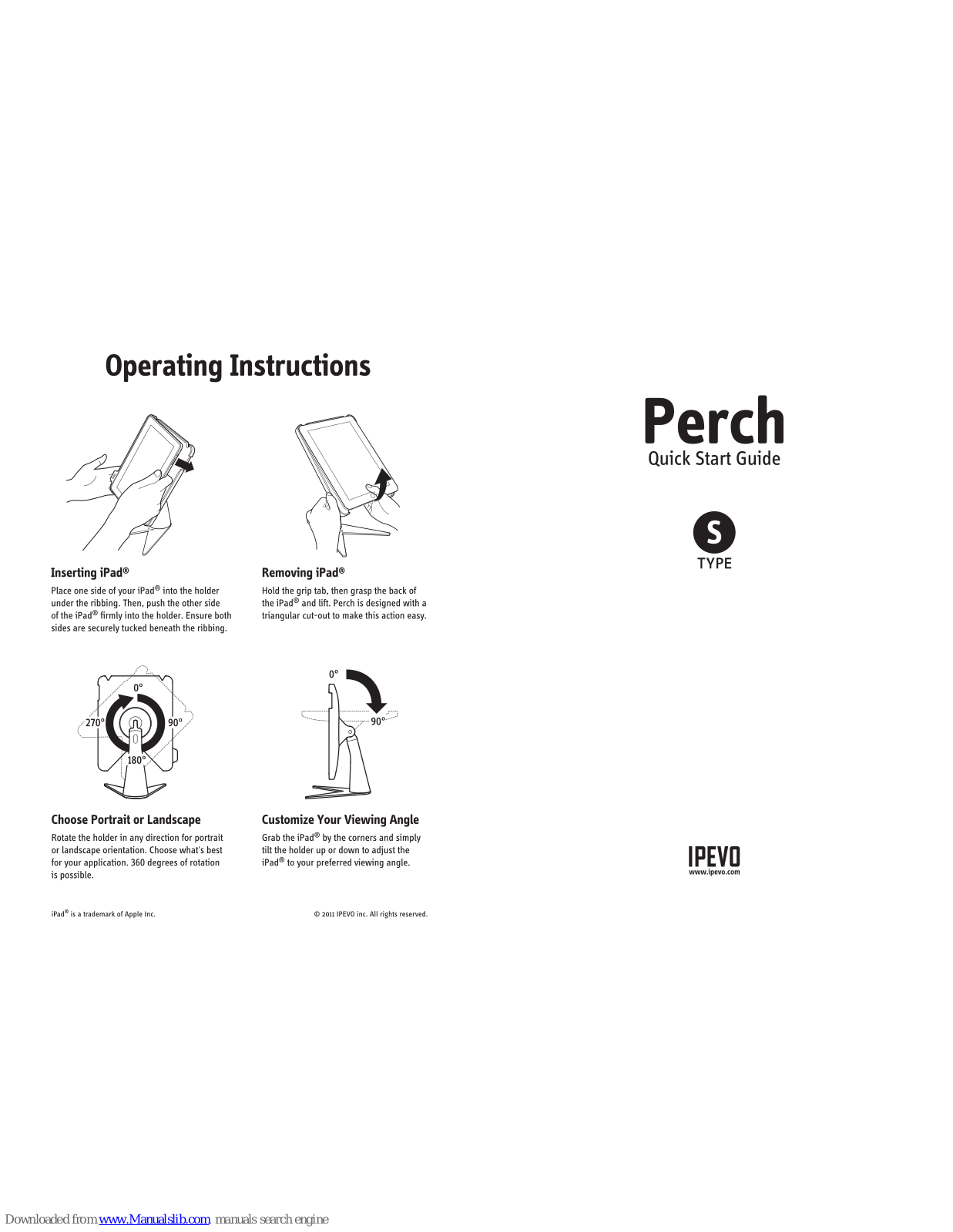 Ipevo Perch Quick Start Manual - ManualMachine.com