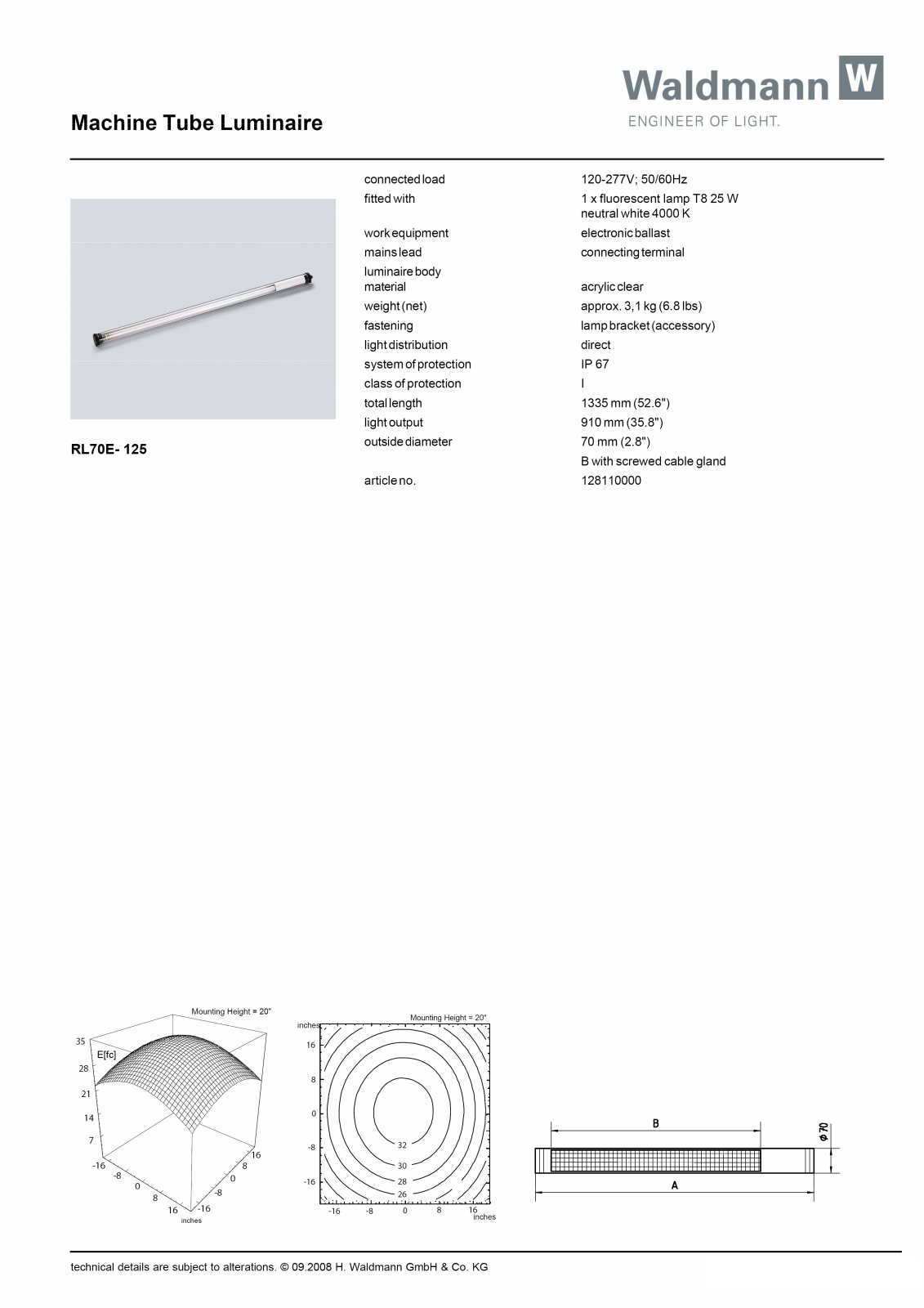 Waldmann 128110000 Information guide