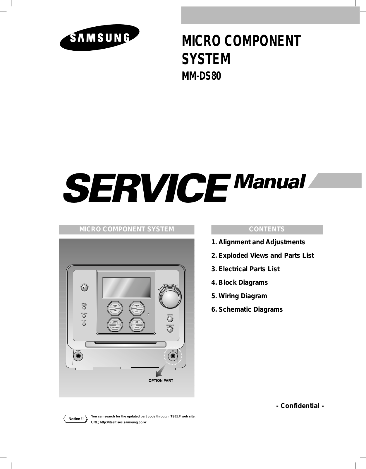 SAMSUNG MM-DS80, MM-DS80M Service Manual