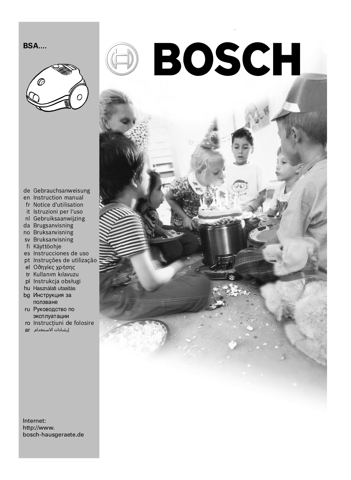 Bosch BSA 2700, BSA 3100, BSA 52000, BSD 2311, BSD 2600 User manual